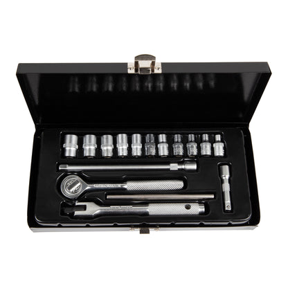 KAUFMANN X SOCKET DRIVE 1/4 16 PCS 4-12MM