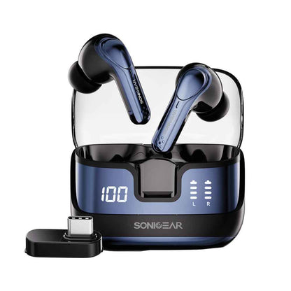 SonicGear Earpump XP2 Bluetooth and Wireless ENC Earphones