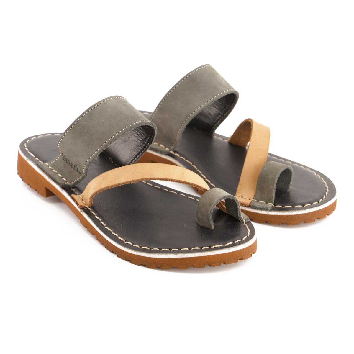 BATA SAFARI PURSUIT LADIES CHARCOAL/TAN