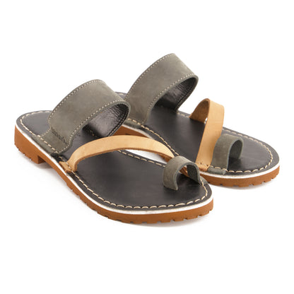 BATA SAFARI PURSUIT LADIES CHARCOAL/TAN
