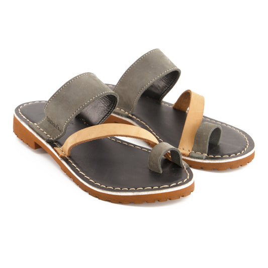 BATA SAFARI PURSUIT LADIES CHARCOAL/TAN