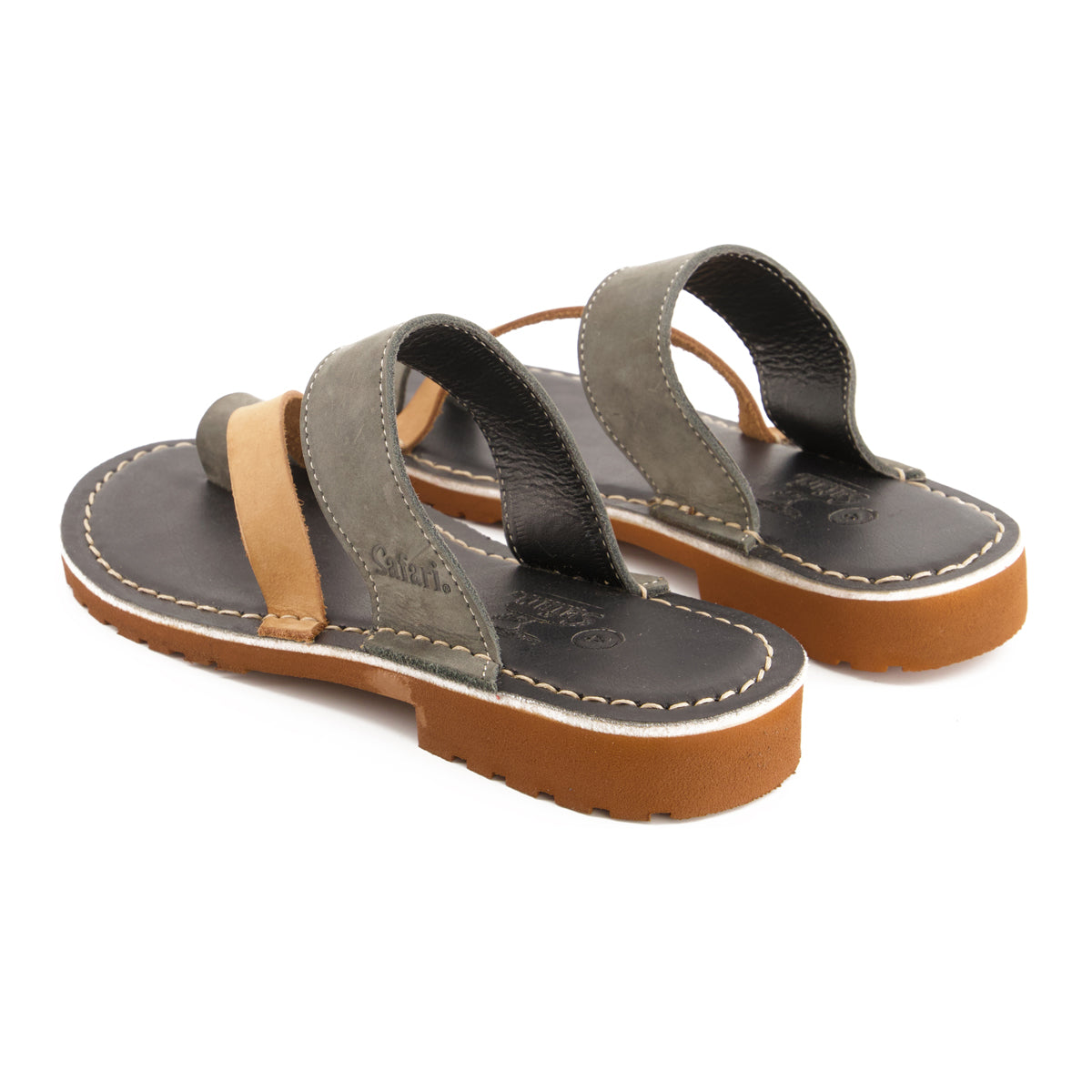 BATA SAFARI PURSUIT LADIES CHARCOAL/TAN