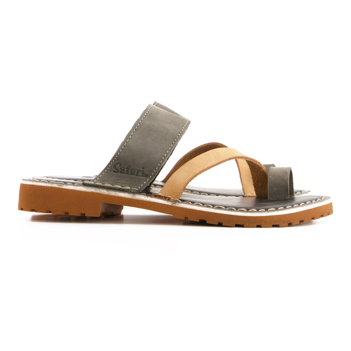 BATA SAFARI PURSUIT LADIES CHARCOAL/TAN