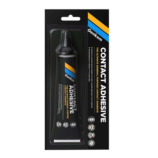 Genken contact adhesive tube packaging on a white background