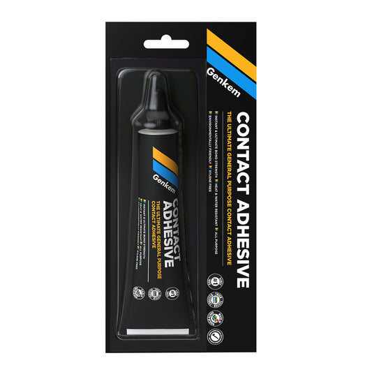 Genken contact adhesive tube packaging on a white background