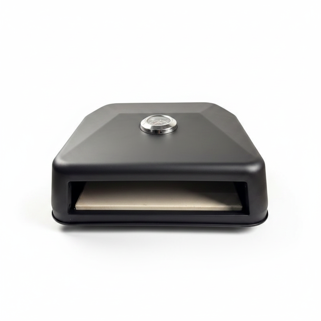 Black AfriTrail Portable Pizza Oven on a white background