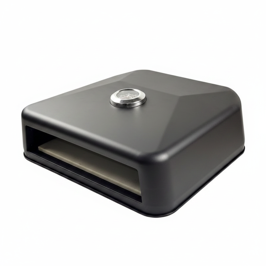 Black AfriTrail Portable Pizza Oven on a white background