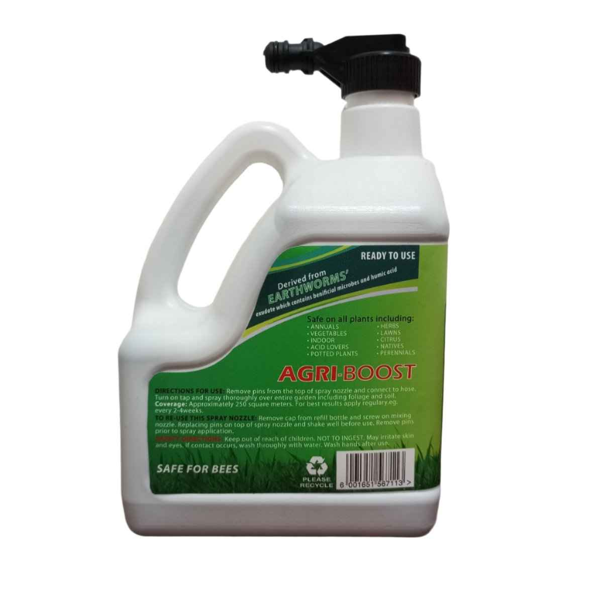 Agri-Boost Liquid Organic Fertiliser Spray 2L | safe for bees | ideal for South African gardens