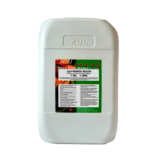 Agri-Fulvic Bacta Liquid Organic Fertiliser 20L | contains essential nutrients | ideal for South African gardens
