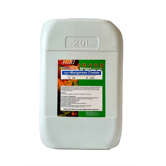 Agri-Manganese Chelate Liquid Organic Fertiliser 20L | 20L pack size ideal for gardens | Suitable for South African agriculture