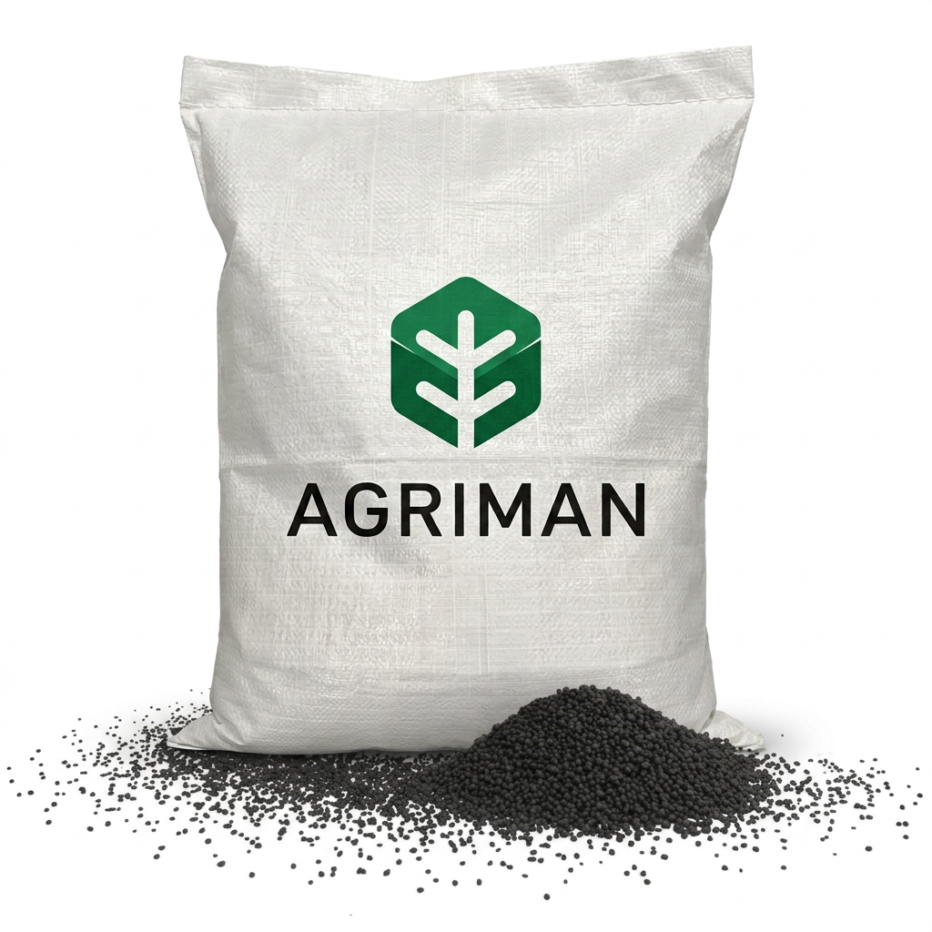 Agriman Growman Organic Granular Fertiliser 40kg provides plant nutrients and organic matter for soil conditioning.