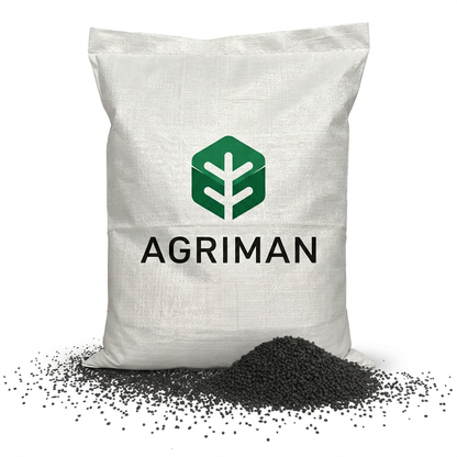 Agriman Growman Organic Granular Fertiliser 40kg provides plant nutrients and organic matter for soil conditioning.