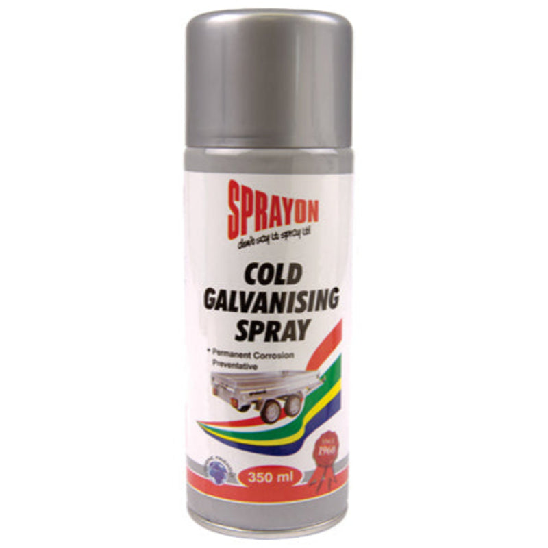 Sprayon cold galvanising spray can on a white background