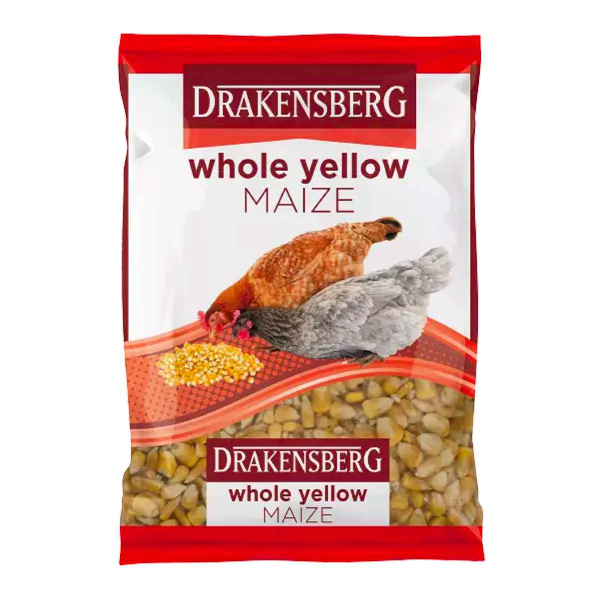 Drakensberg Red Bag Maize Whole Yellow 2kg