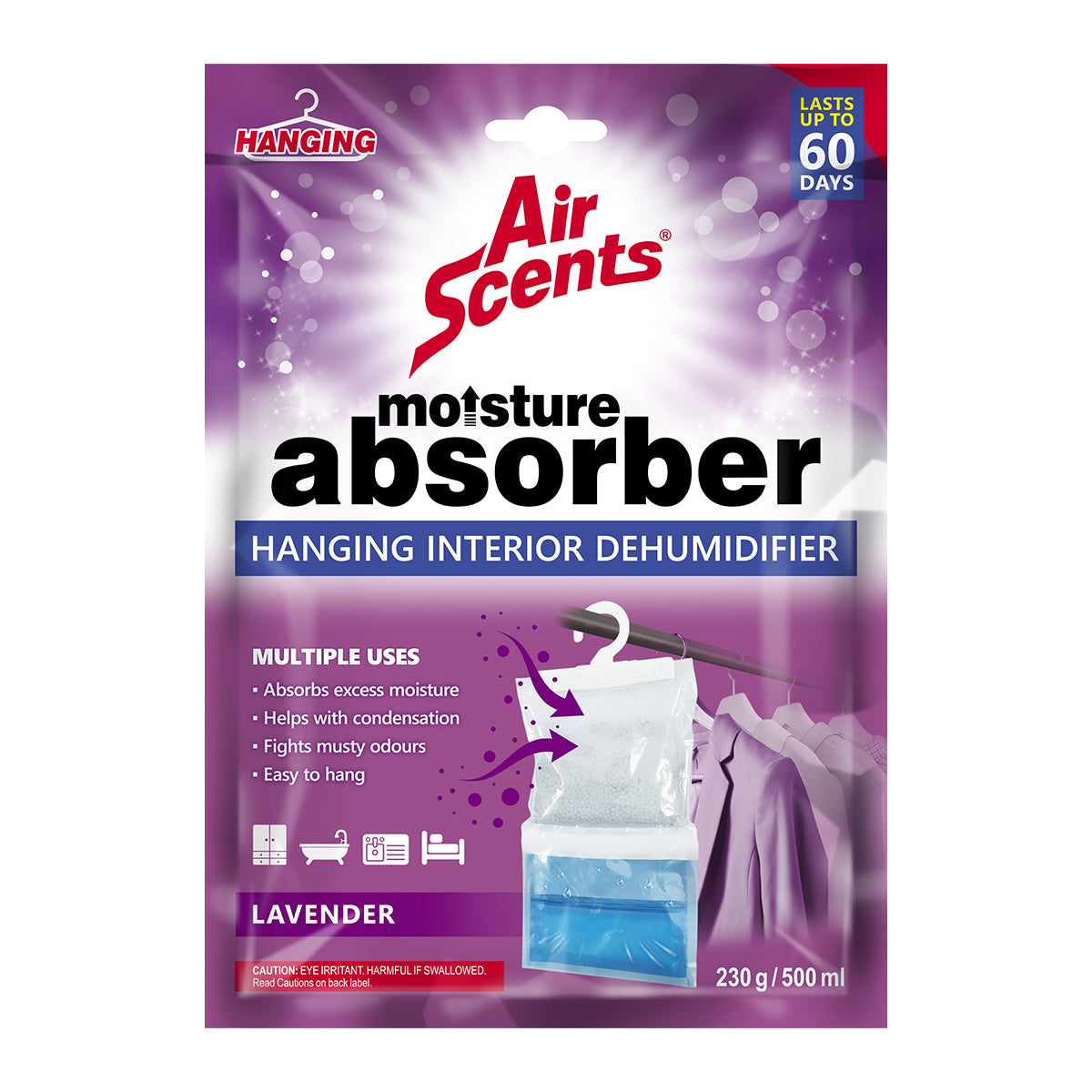 AIR SCENTS MOISTURE ABSORB HANGING DEHUM LA 230G