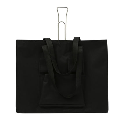 Kaufmann Adjustable Stainless Steel Braai Grid in a black carry bag on a white background