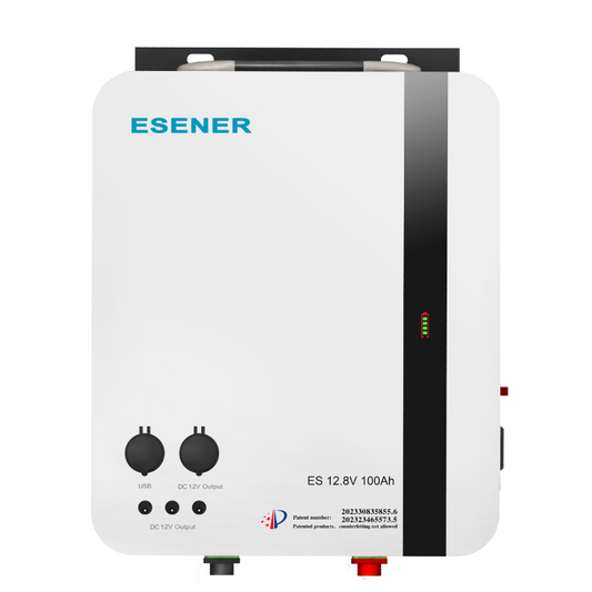 Esener 1.28kWh Multifunctional Lithium Battery 12.8V | advanced BMS with current limiting factor | reliable power solution for South African homes