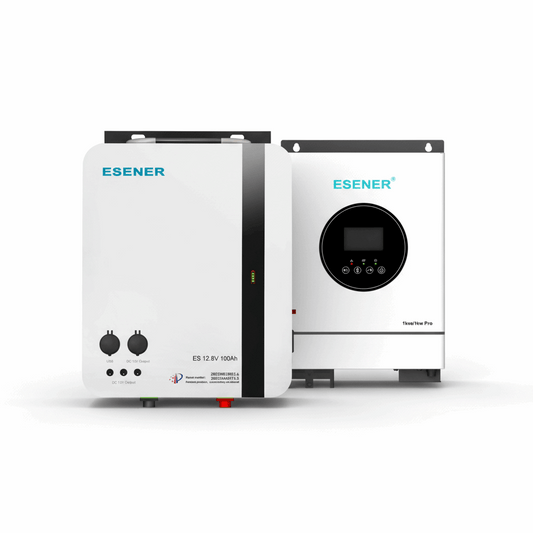 Esener 1kW Inverter and 1.28kWh Battery Combo