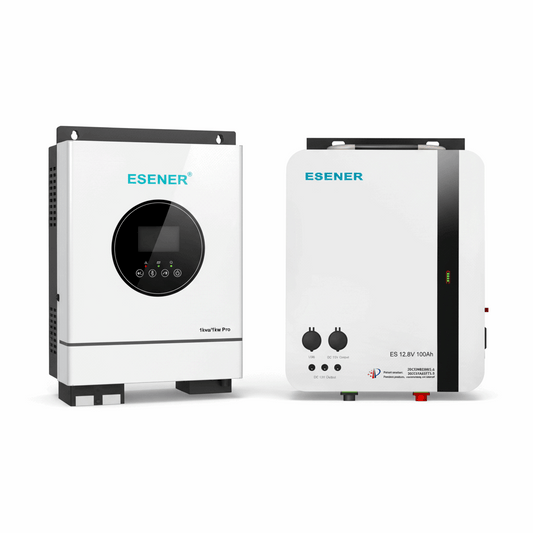 Esener 1kW Inverter and 1.28kWh Battery Combo
