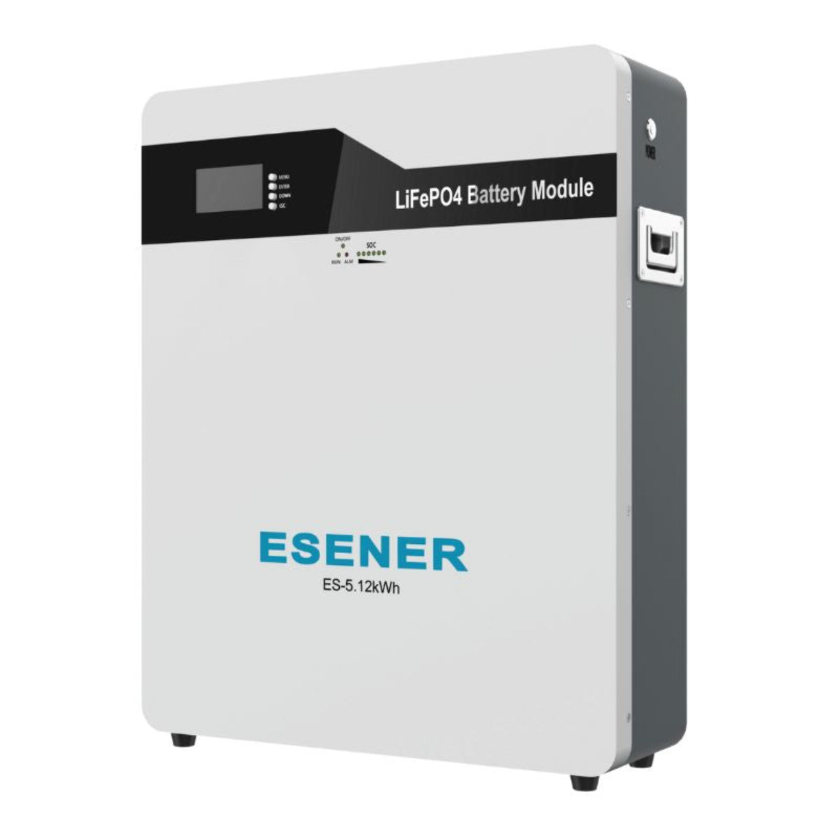 Esener 5.12kWh Wall Mount Lithium Battery 51.2V | excellent high temperature performance | reliable energy for South African homes