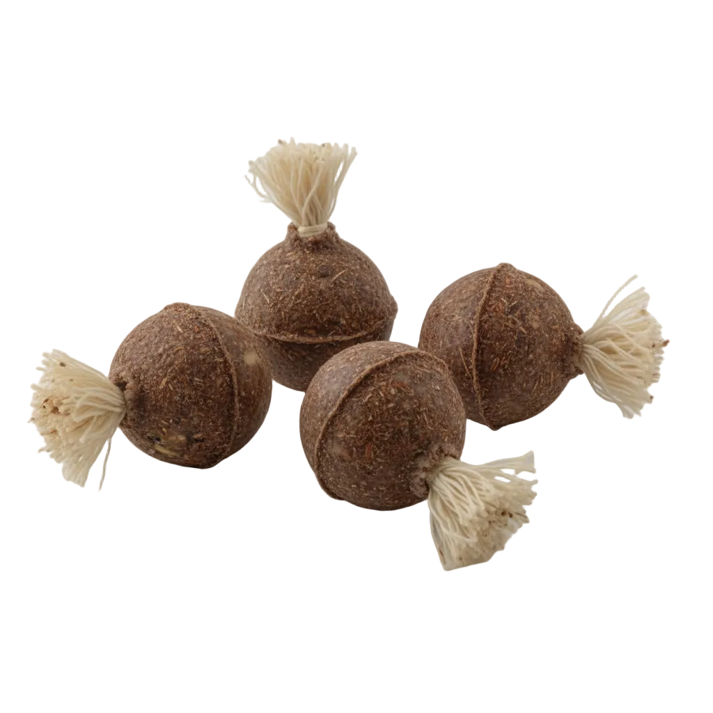 gro+ Eco-Balls Firelighters | Close-Up Detail | Wax & Wood Shavings Fire Starter
