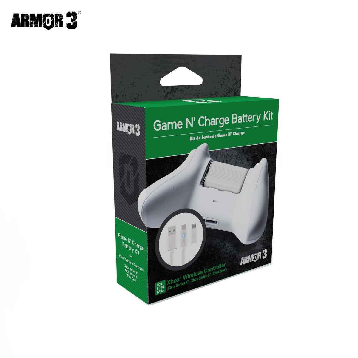 Armor3 Game N' Charge Battery Kit for Xbox Series X