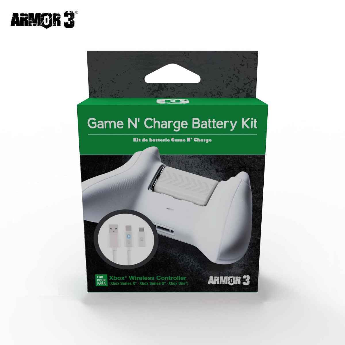 Armor3 Game N' Charge Battery Kit for Xbox Series X
