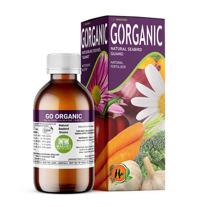 Makhro Go Organic is a natural organic fertilizer that improves water and nutrient holding capacities.