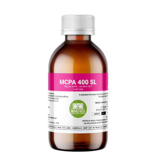 Makhro MCPA 400 Sl | selective control of annual weeds | ideal for South African lawns and farms