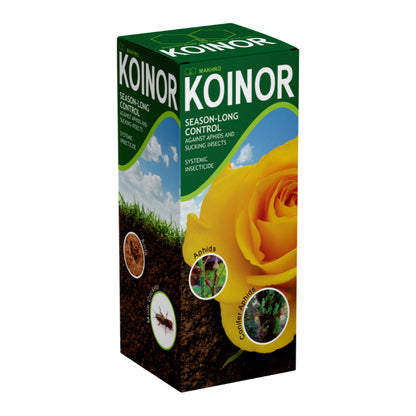 Koinor 350 SC Systemic Insecticide 50ml box | Aphid & mealybug control for roses and garden plants