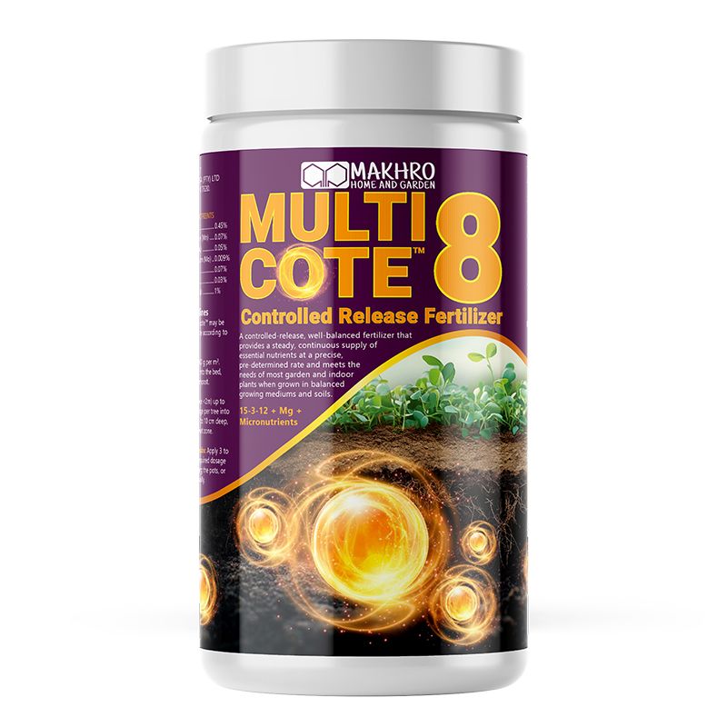 Multicote 8 Controlled Release Fertiliser | 15-3-12 + Mg + micronutrients for garden & indoor plants