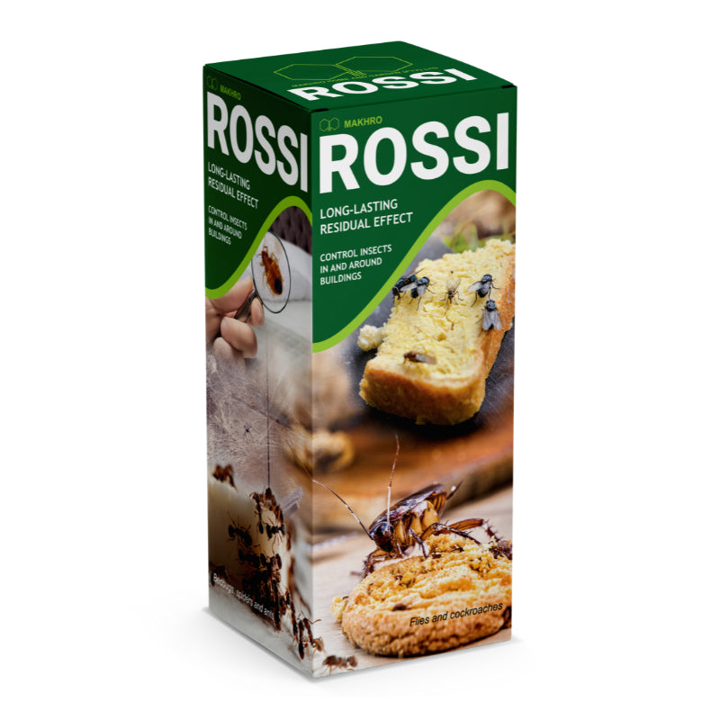 Rossi 200 Super Insecticide | box packaging front view | 50ml concentrate