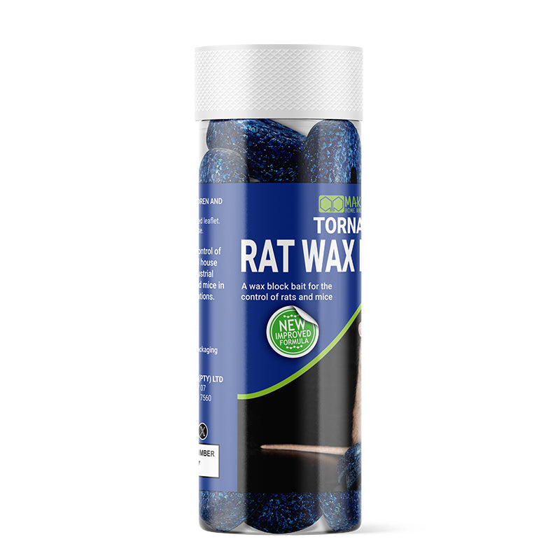 Makhro Tornado Rat Wax Blocks | industrial and agricultural use | effective in controlling rodents in South Africa