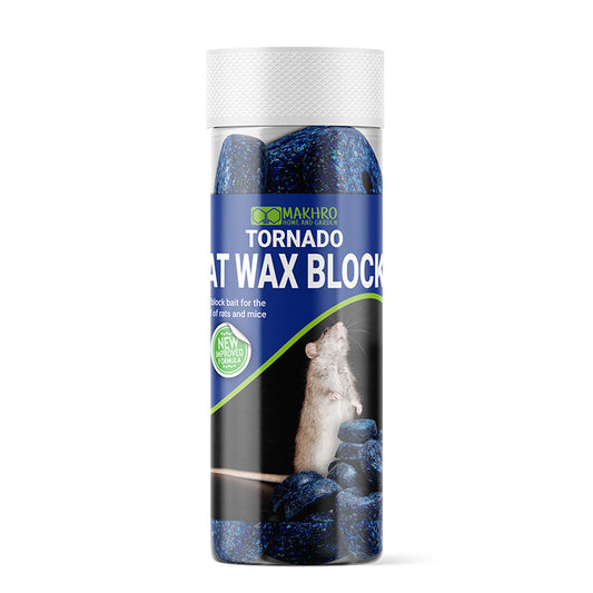 Makhro Tornado Rat Wax Blocks | wax block bait for effective rodent control in South African gardens