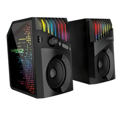 Armaggeddon Lumo 2 RGB 2.0 Stereo Bluetooth Gaming Speakers