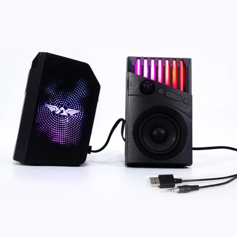 Armaggeddon Lumo 2 RGB 2.0 Stereo Bluetooth Gaming Speakers