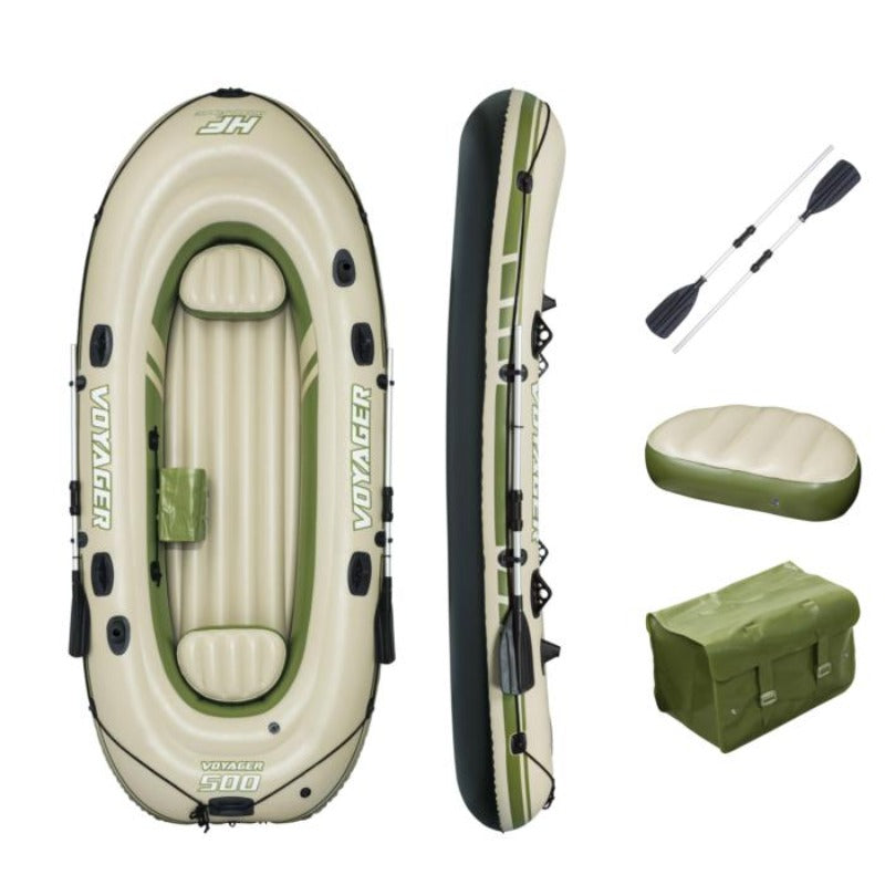 Bestway Voyager 500 3-Man Inflatable Raft Set