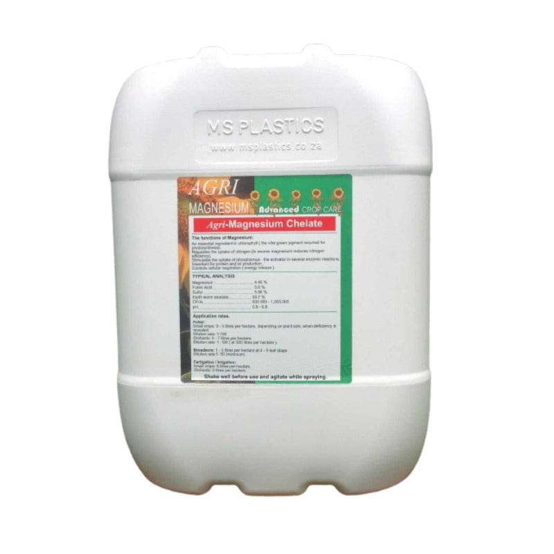 Agri-Magnesium Chelate 20L Liquid Organic Fertiliser