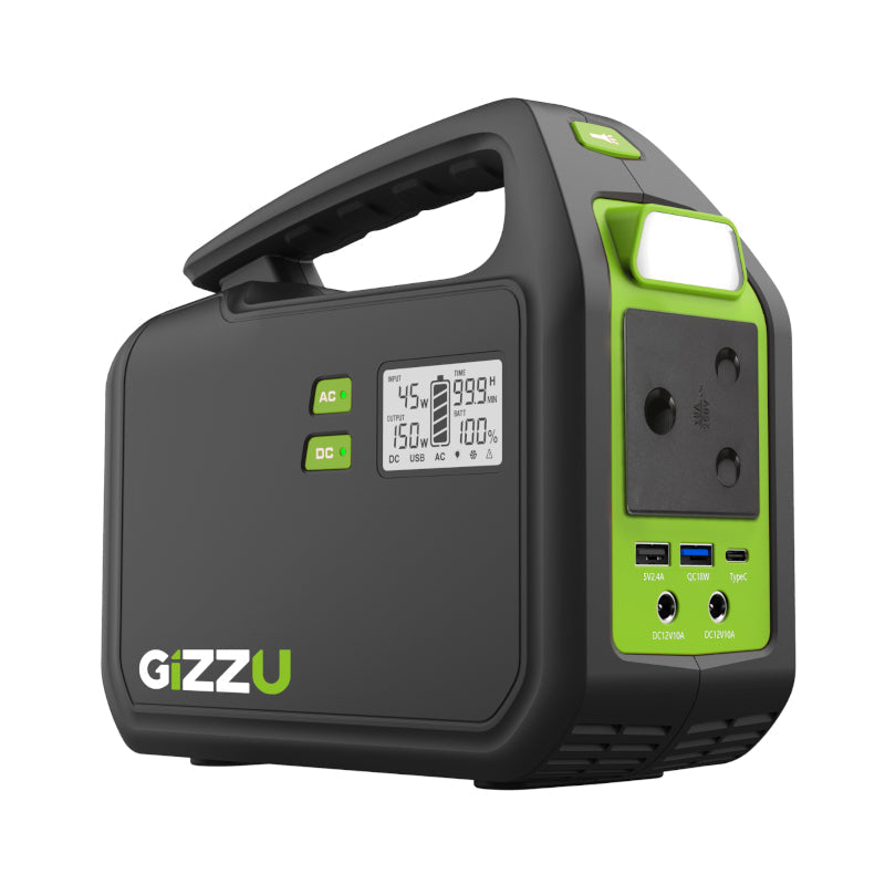 Gizzu 155Wh Portable Power Station