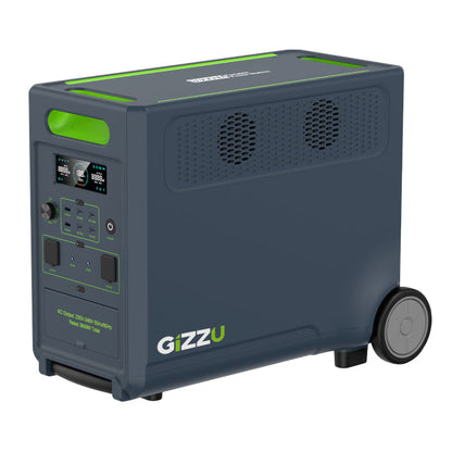 Gizzu HERO ULTRA 3840Wh/3600W Fast Charge LiFePO4 UPS Portable Power Station