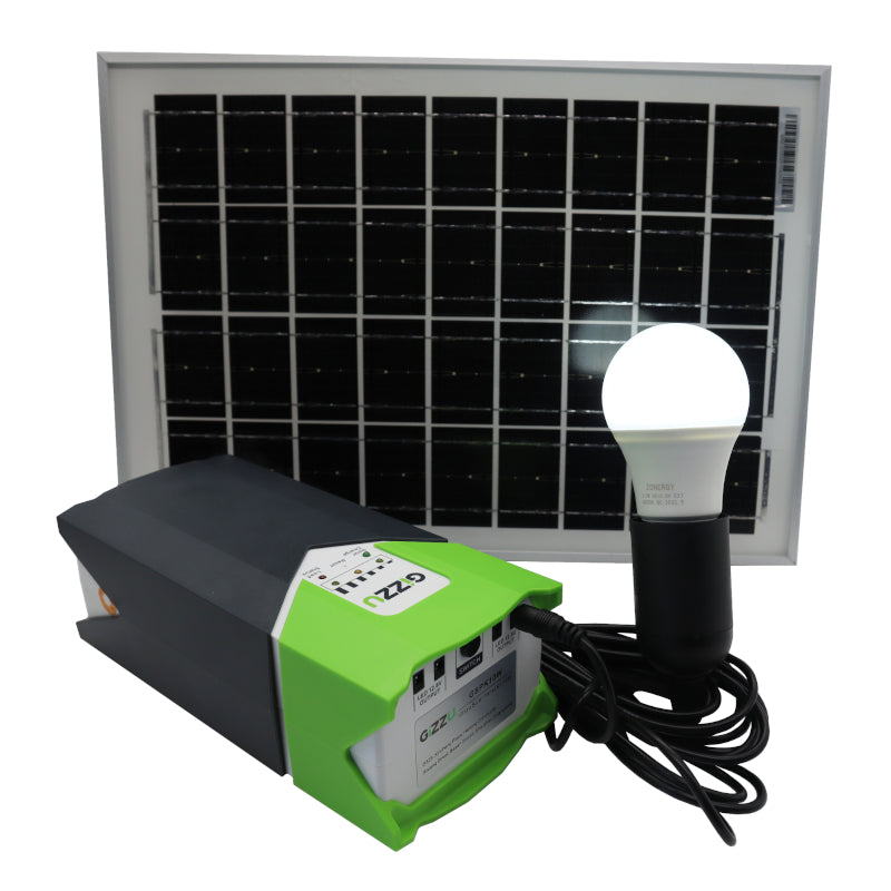 Gizzu 10W Solar Lighting Kit