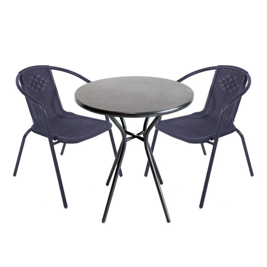 Seagull 3-Piece Bistro Set with Polymer Table