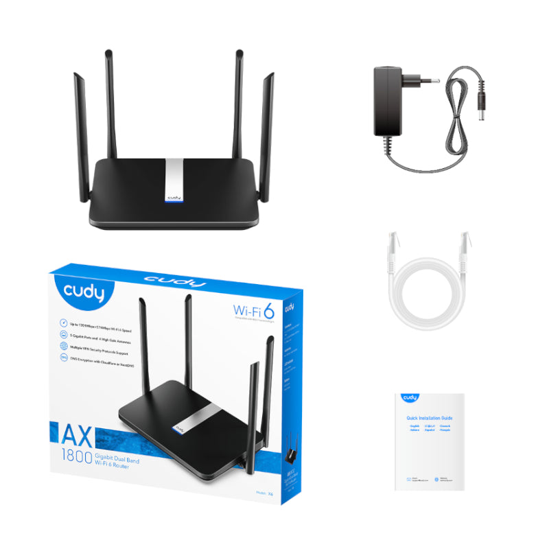 Cudy AX1800 Gigabit Dual Band Router